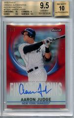 Aaron Judge [Red Refractor] Baseball Cards 2019 Topps Finest Origins Autograph Prices