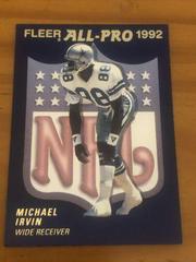 Michael Irvin Football Cards 1992 Fleer All Pro Prices