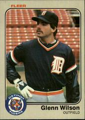 Glenn Wilson Baseball Cards 1983 Fleer Prices