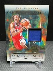 Tyrese Maxey #10 Basketball Cards 2023 Panini Origins Memorabilia Prices