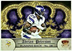 Adrian Peterson #93 Football Cards 2012 Panini Crown Royale Prices