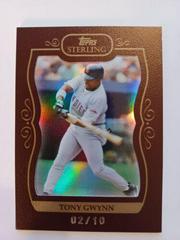 Tony Gwynn [Framed Burgundy] #273 Baseball Cards 2008 Topps Sterling Prices