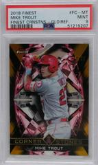 Mike Trout [Gold Refractor] #FC-MT Baseball Cards 2018 Topps Finest Cornerstones Prices