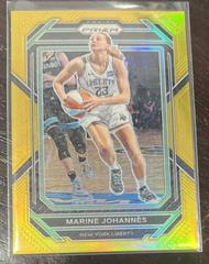 Marine Johannes [Gold] #6 Basketball Cards 2023 Panini Prizm WNBA Prices