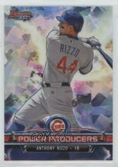 Anthony Rizzo [Atomic] #PP-AR Baseball Cards 2018 Bowman's Best Power Producers Prices