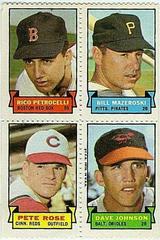 Bill Mazeroski Baseball Cards 1969 Topps Stamps Prices