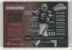 Quincy Morgan #168 Football Cards 2001 Playoff Absolute Memorabilia Prices