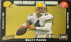 Brett Favre [Mint] Football Cards 1993 Action Packed Monday Night Football Prices