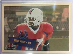 Reggie Wayne #409 Football Cards 2001 Fleer Prices