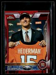 Jeff Heuerman [Camo Refractor] #185 Football Cards 2015 Topps Chrome Mini Prices