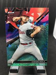Aaron Nola [Aqua Shimmer Refractor] #76 Baseball Cards 2021 Topps Finest Prices
