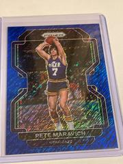 Pete Maravich [Blue Shimmer] #261 Basketball Cards 2021 Panini Prizm Prices