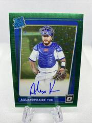 Alejandro Kirk [Green] #RRS-AK Baseball Cards 2021 Panini Donruss Optic Rated Rookie Signatures Prices