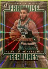 Jayson Tatum [Red Laser] #11 Basketball Cards 2021 Panini Donruss Franchise Features Prices