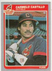 Carmelo Castillo Baseball Cards 1985 Fleer Prices