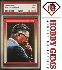 Vince Lombardi #603 Football Cards 1990 Panini Score Prices