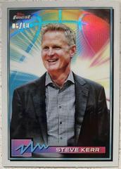 Steve Kerr [White Refractor] #25 Basketball Cards 2021 Topps Finest Prices