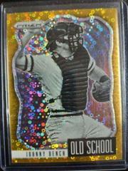 Johnny Bench [Gold Donut Prizm] #OS-8 Baseball Cards 2021 Panini Prizm Old School Prices