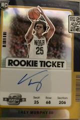 Trey Murphy III [Variation Autograph Gold] Basketball Cards 2021 Panini Contenders Optic Prices