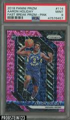 Aaron Holiday [Fast Break Prizm Pink] #114 Basketball Cards 2018 Panini Prizm Prices