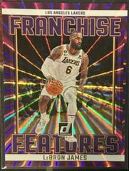 LeBron James [Purple] #23 Basketball Cards 2023 Panini Donruss Franchise Features Prices