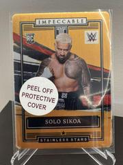 Solo Sikoa [Gold] Wrestling Cards 2022 Panini Impeccable WWE Stainless Stars Prices
