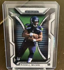 Russell Wilson [Throwing Blue] Football Cards 2012 Topps Strata Prices