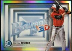 Colton Cowser #B3D-20 Baseball Cards 2022 Bowman in 3D Prices