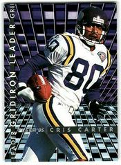 Cris Carter #1 Football Cards 1995 Fleer Gridiron Leaders Prices