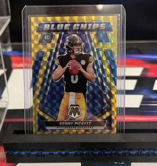Kenny Pickett [Gold] Football Cards 2022 Panini Mosaic Blue Chips Prices