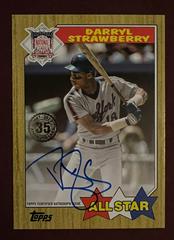Darryl Strawberry #87ASA-DS Baseball Cards 2022 Topps 1987 All Stars Autographs Prices