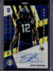 Jeff Gladney [Choice Black Gold] Football Cards 2020 Panini Mosaic Rookie Autographs Prices