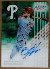 Bryce Harper [Aqua] Baseball Cards 2022 Bowman Sterling Tek Autographs Prices