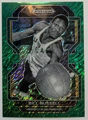 Bill Russell [Green Shimmer] #4 Basketball Cards 2022 Panini Prizm Draft Picks Prices