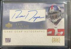 Ron Dayne #RD-GS Football Cards 2001 Upper Deck Game Gear Autographs Prices