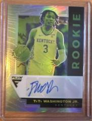 TyTy Washington Jr. Basketball Cards 2022 Panini Chronicles Draft Picks Flux Rookie Autographs Prices