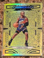 Chris Paul [Yellow Flood] #1 Basketball Cards 2022 Panini Obsidian Prices