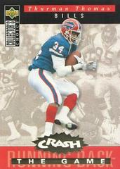 Thurman Thomas [Gold] Football Cards 1994 Collector's Choice Crash the Game Prices