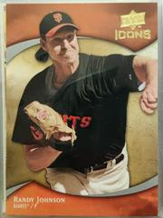 Randy Johnson #84 Baseball Cards 2009 Upper Deck Icons Prices