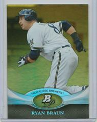 Ryan Braun [Gold] Baseball Cards 2011 Bowman Platinum Prices