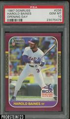 Harold Baines #236 Baseball Cards 1987 Donruss Opening Day Prices