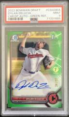 Dylan DeLucia Baseball Cards 2022 Bowman Draft 1st Edition Chrome Autographs Prices