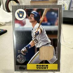 Robin Yount [Black] #87BR-RY Baseball Cards 2022 Topps 1987 Series 2 Relics Prices