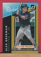 Alex Bregman [Gold Press Proof] #TR-13 Baseball Cards 2017 Panini Donruss the Rookies Prices