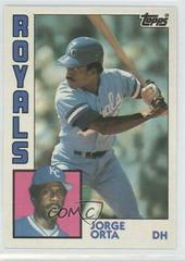 Jorge Orta Baseball Cards 1984 Topps Traded Prices