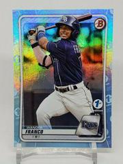 Wander Franco [Sky Blue Foil] #BFE-1 Baseball Cards 2020 Bowman 1st Edition Prices