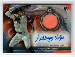 Anthony Volpe [Orange] Baseball Cards 2023 Bowman Platinum Pieces Autograph Relics Prices