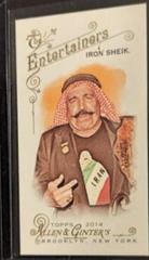 Iron Sheik [Mini Flag Back No Number] Baseball Cards 2014 Topps Allen & Ginter Prices