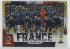 France [Yellow & Red Pulsar] Soccer Cards 2014 Panini Prizm World Cup Team Photos Prices