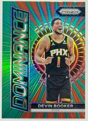 Devin Booker [Green Prizm] #11 Basketball Cards 2023 Panini Prizm Dominance Prices